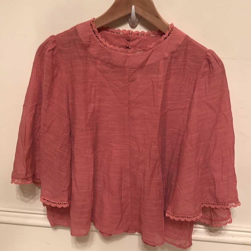 Anthropologie  blouse shirt top‎ small